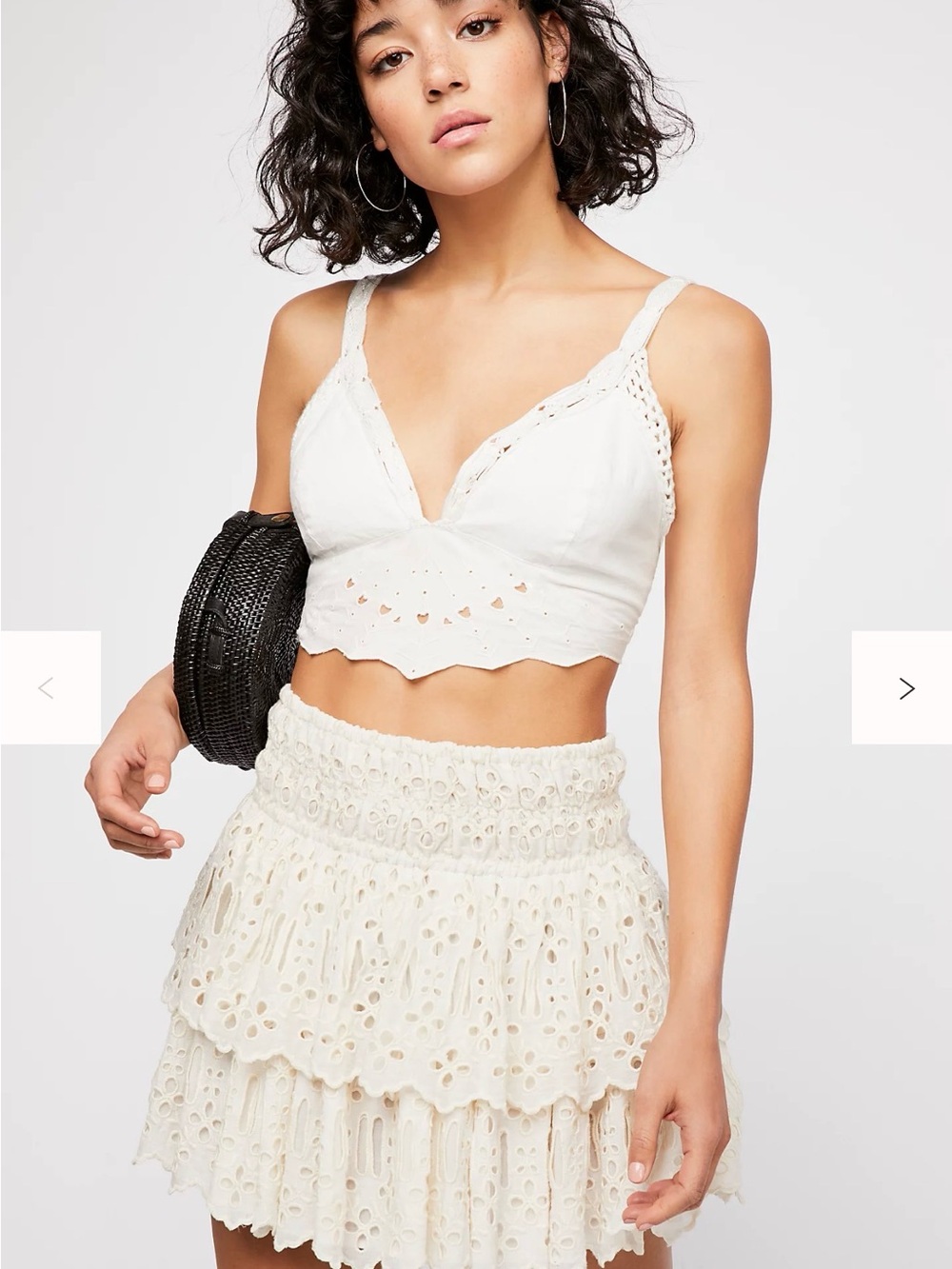 FP One Eyelet Mini Skirt